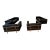 Authentic Full Set Early Cassina Lc3 Living Room Set, Circa 1968–1972, Designed by Le Corbusier, Pierre Jeanneret & Charlotte Perriand For Sale