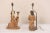 18th Century Italian Hand-Carved and Painted Wood Figurative Table Lamps - a Pair For Sale - Image 9 of 12
