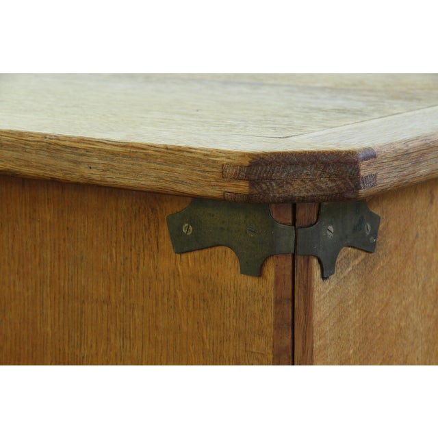 Danish Brutalist Oak Chest by Henning Kjærnulf, 1960s For Sale - Image 14 of 18