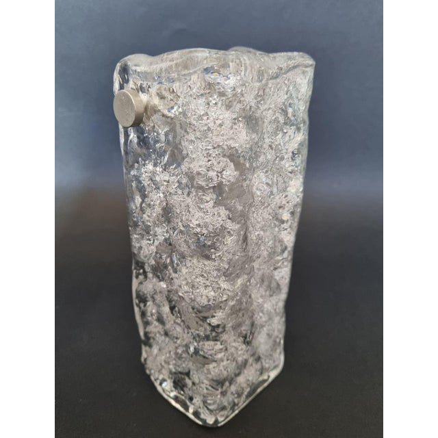 Mid-Century Murano Ice Glass Wall Sconces by Kaiser Leuchten, Germany, 1970s, Set of 2 For Sale - Image 10 of 16