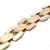 Retro 12k Gold Bracelet Rose & Yellow Bar Link Style For Sale In Miami - Image 6 of 7