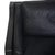 Vintage 2212 Two-Seater Sofa in Black Leather by Børge Mogensen, 1980s For Sale - Image 10 of 18