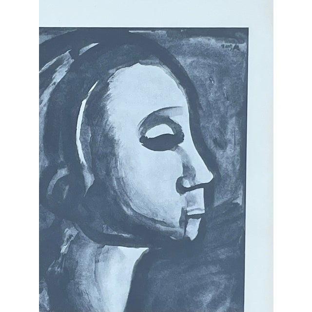 1961 Vintage Print “Miserere (No. 16)” Rouault by Pierre Courthion, Framed For Sale - Image 4 of 8