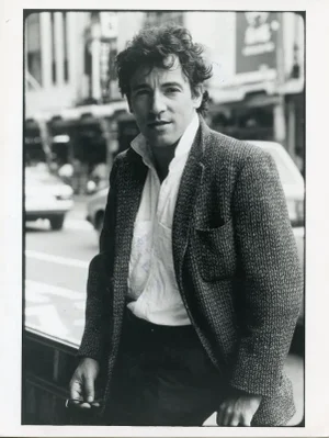 Portrait of Bruce Springsteen by Neal Preston - Vintage B/w Photo - 1985 1985