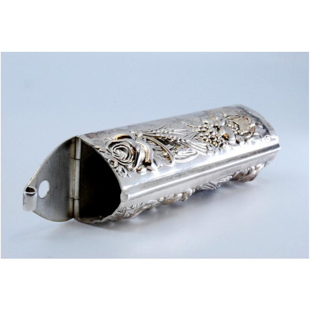 Silver Toothpick Holder For Sale - Image 6 of 10
