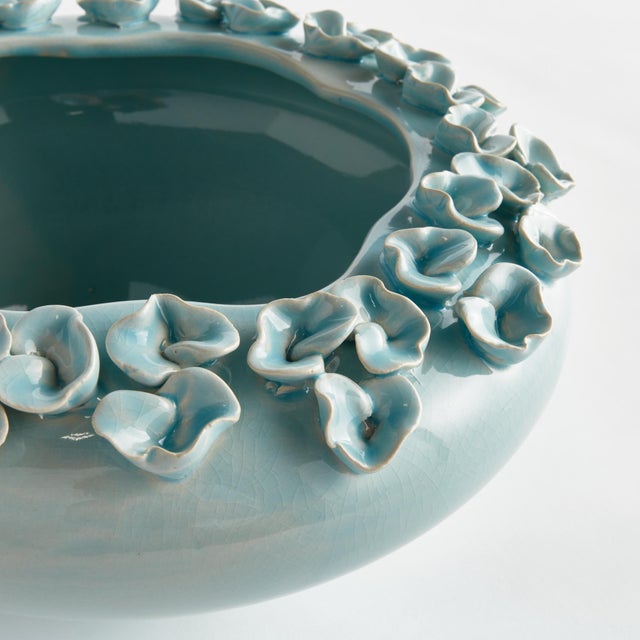 Early 21st Century Petite Fleur Decorative Bowl For Sale - Image 5 of 10