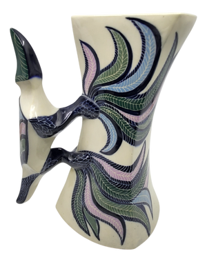 French Lizard Vase by Gabrielle Mackiewicz, 1970