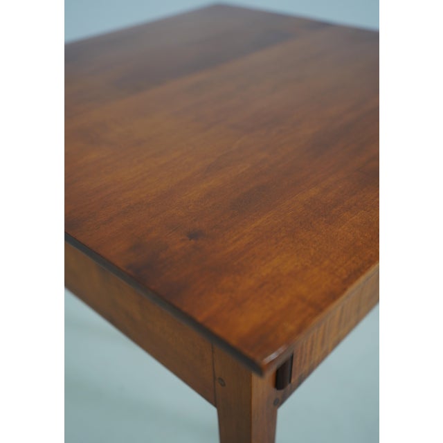 Eldred Wheeler Maple 1 Drawer Country Stand For Sale - Image 13 of 16