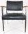 Cole Steel 1970s Vintage Cole / Litton Restored Chrome & Vinyl Office Arm Chair For Sale - Image 4 of 18