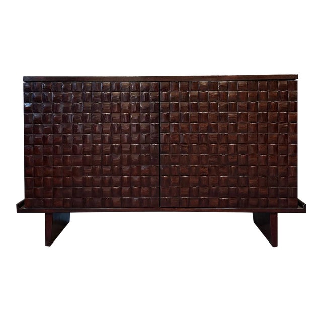Paul Laszlo Basket Weave Sideboard For Sale