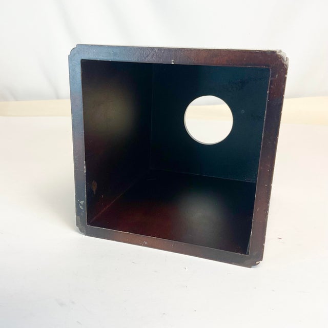 1980s Vintage Traditional Wood Tissue Box Cover For Sale - Image 9 of 9