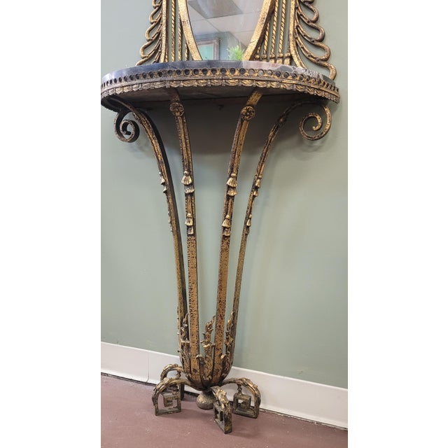 1920s Rare Art Deco Lighted Credenza For Sale - Image 12 of 13