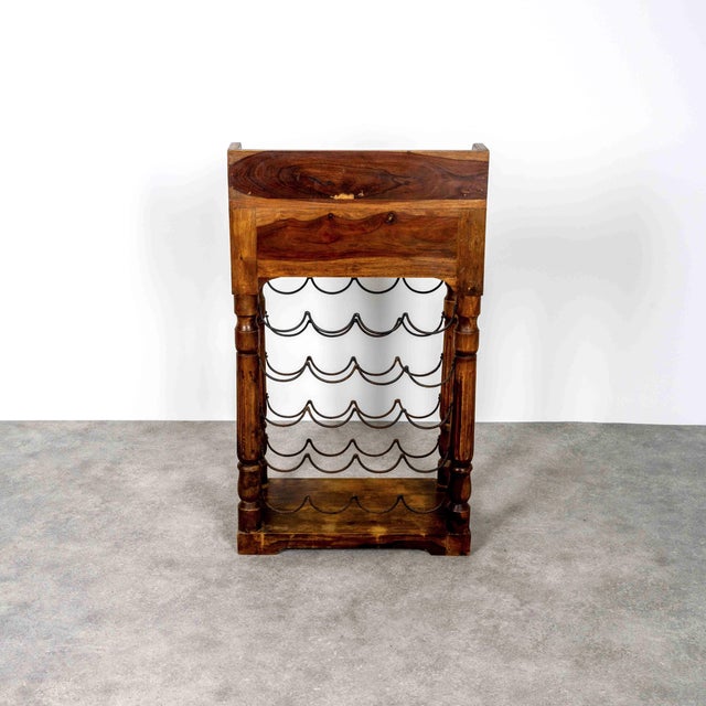 Wood Provincial Wine Chest of Drawers in Elm, 1940s For Sale - Image 7 of 9