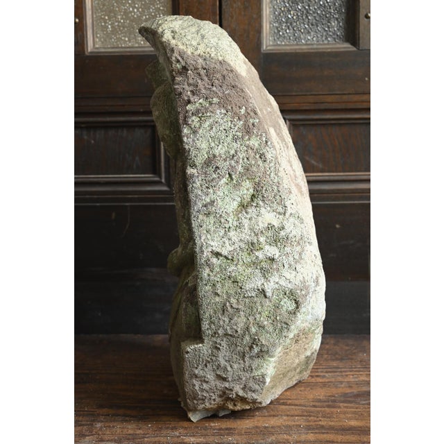 Antique Japanese Stone Buddha Statue of Kannon Bodhisattva (Seated) / Edo Period / 1750-1850 For Sale - Image 10 of 14