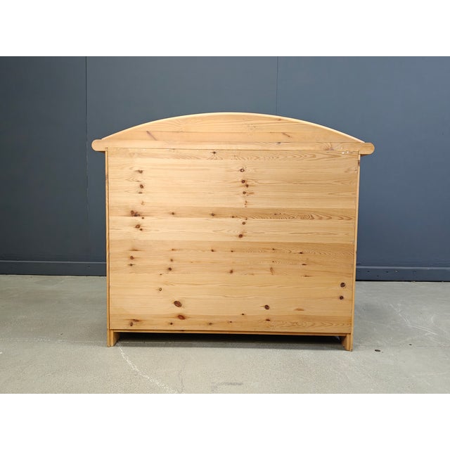 Scandinavian Pine Wood Chest of Drawers, 1980s For Sale - Image 13 of 14