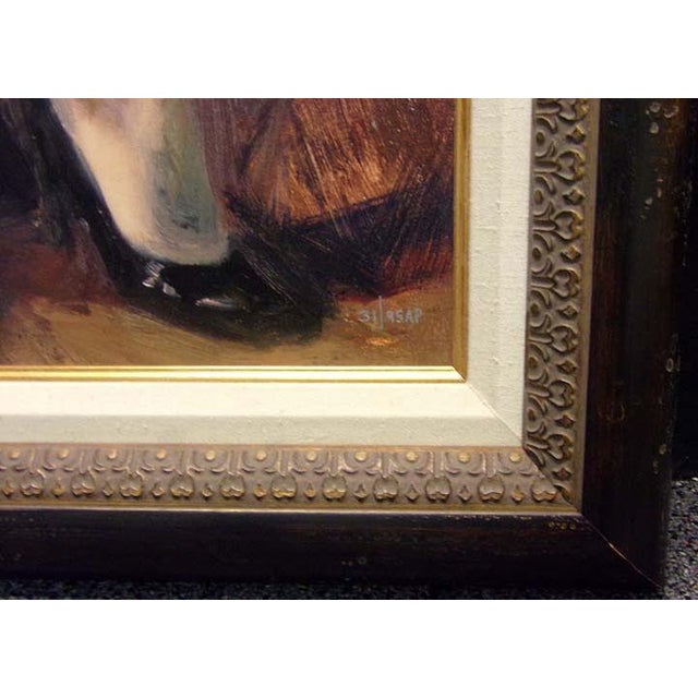 2010s Pino "Dreaming Madrid" Hand Signed & Embellished Giclee on Canvas with Custom Frame For Sale - Image 5 of 5