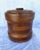 Vintage Walnut Ice Bucket W/Tongues For Sale - Image 4 of 7