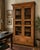 An imposing solid oak notary's bookcase made in France in the late 19th century, circa 1880-1900. This piece of...