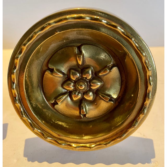 Late 19th Century Pair of Antique Brass Curtain Tiebacks For Sale - Image 5 of 7