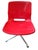 Red Swivel Desk Chair by Swante Schöblom for Overman AB, 1970s For Sale - Image 6 of 6