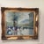 This vintage oil painting on canvas depicts an impressionist scene of Paris streets, framed and signed by the artist. Made...