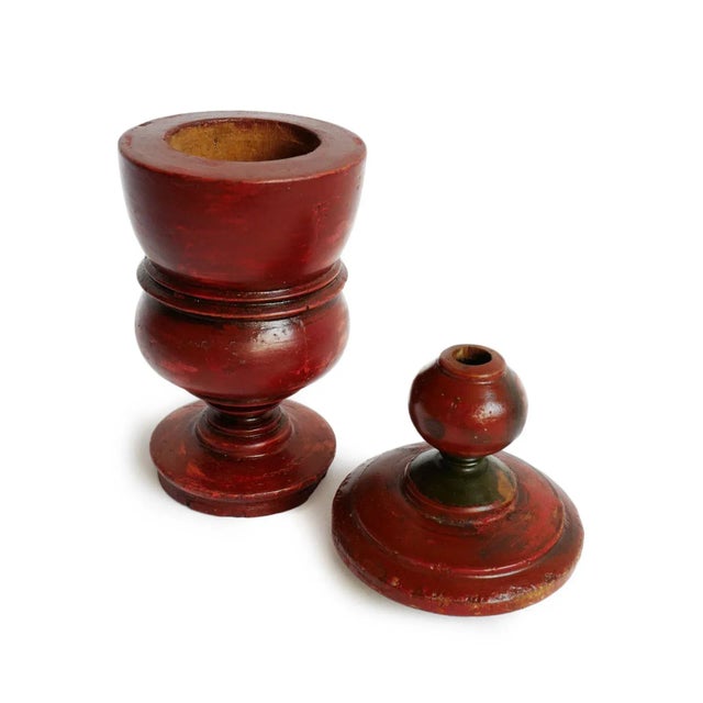 Boho Chic Antique Burmese Betel Box For Sale - Image 3 of 5