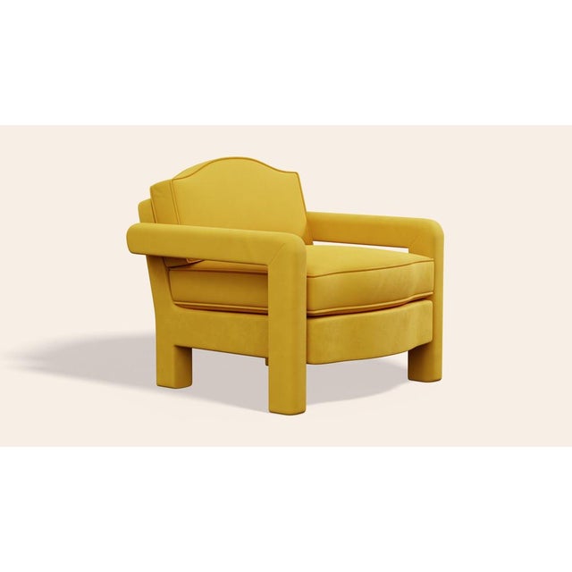 Our Elio armchair is inspired by both modern and traditional silhouettes. We wanted to design a shape that exposes the key...