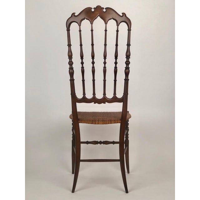 Set of Mid-Century Chiavari Chairs with Cane Seats, 1955 For Sale - Image 14 of 18