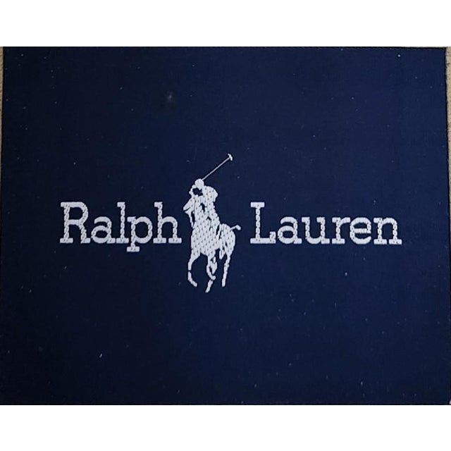 Beige Ralph Lauren English Sofa Damask Brocade Fabric For Sale - Image 8 of 9