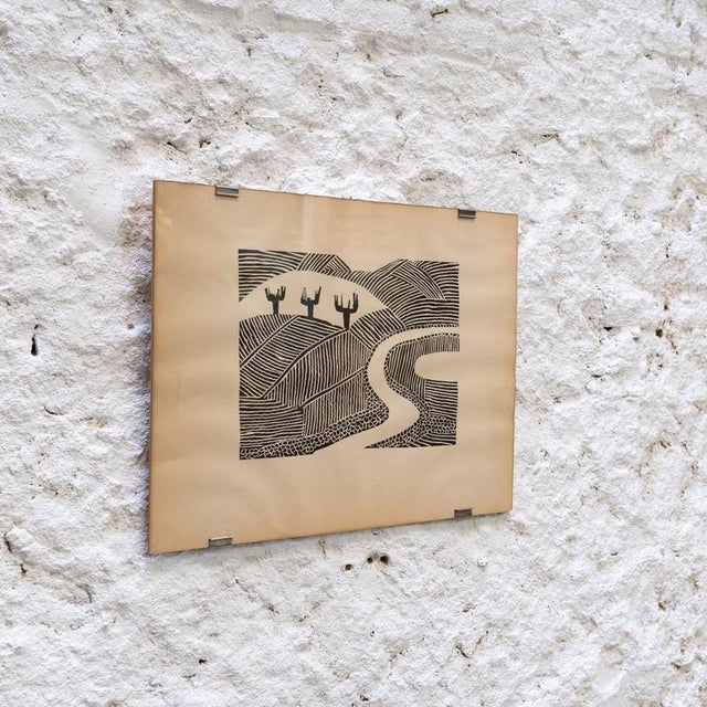 Concha Ibáñez, Castilla Landscape, 1970s, Oil on Canvas, Framed For Sale - Image 4 of 13