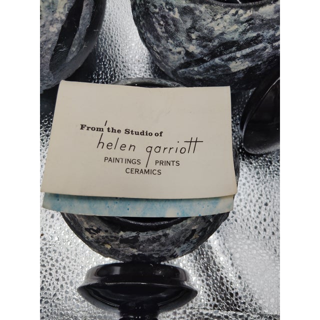 Mid-Century Modern Set of 3, 197Helen Garriott -Earthrise Moon Jars For Sale - Image 3 of 8