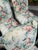 Cream Set of 6 Vintage Floral Upholstered Parsons Chairs For Sale - Image 8 of 12