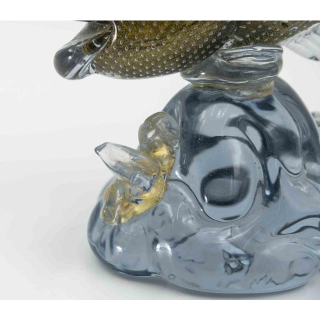 Murano glass carp Is a beautiful glass decorative object, realized by Murano manufacture following the japanese style in...