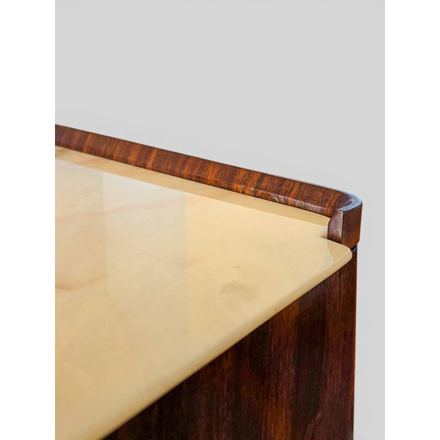 Mid-Century Italian Teak and Marble Sideboard in the style of Osvaldo Borsani, 1950s For Sale - Image 10 of 17
