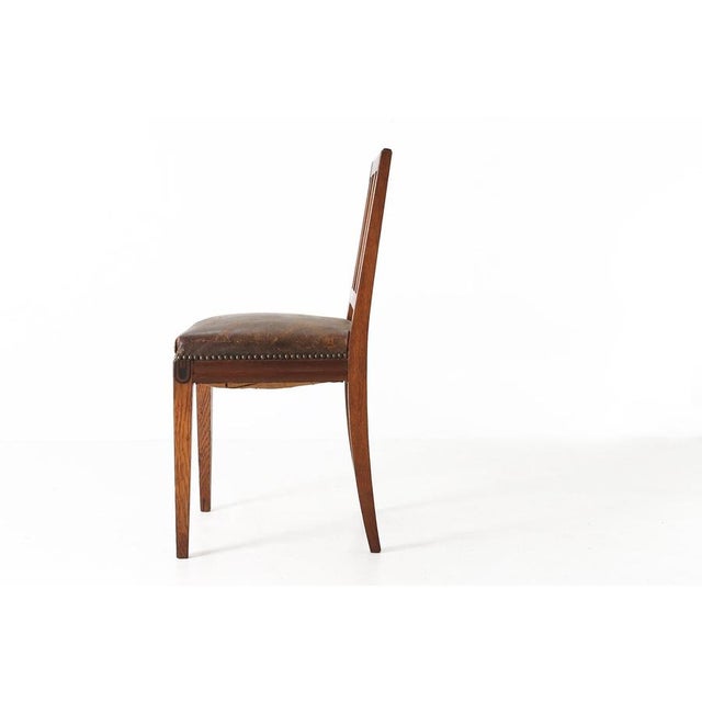 Art Deco Side Chair from Maurice Dufréne, France, 1925 For Sale - Image 6 of 12
