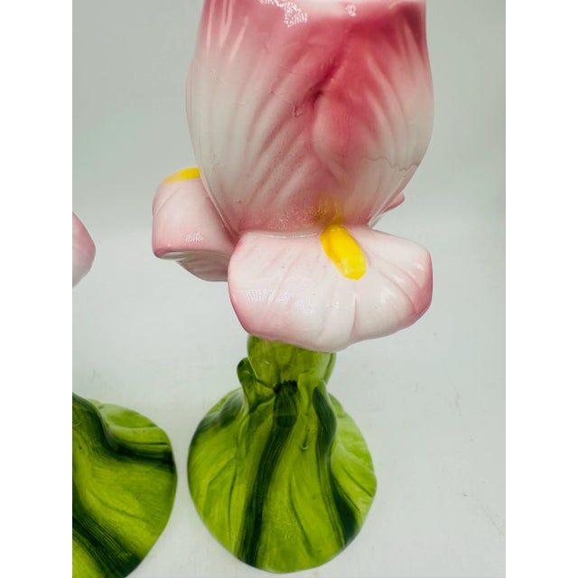 Vintage Italian Candle Sticks, a Pair For Sale In Charleston - Image 6 of 6