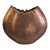 Copper Mid-Century Modern Arts & Crafts Style Rugged Edge Oval Copper Vase For Sale - Image 8 of 8