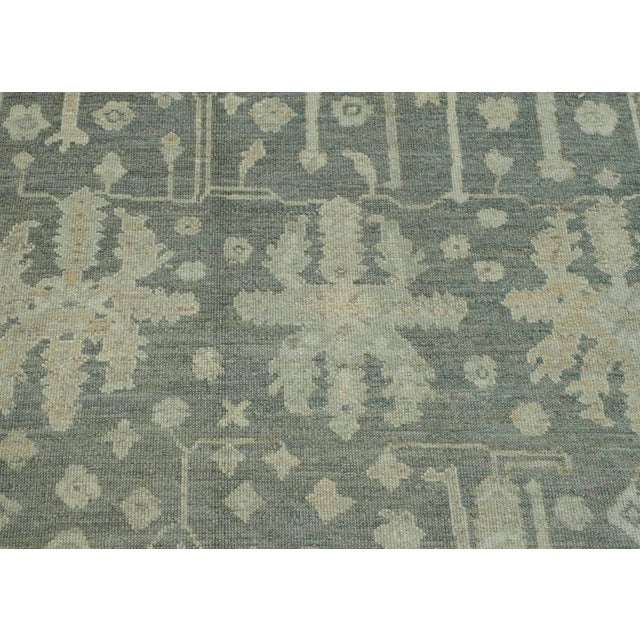 Turkish Oushak Antique Look Rug 9'10" x 12'5" #18640 For Sale In Houston - Image 6 of 8