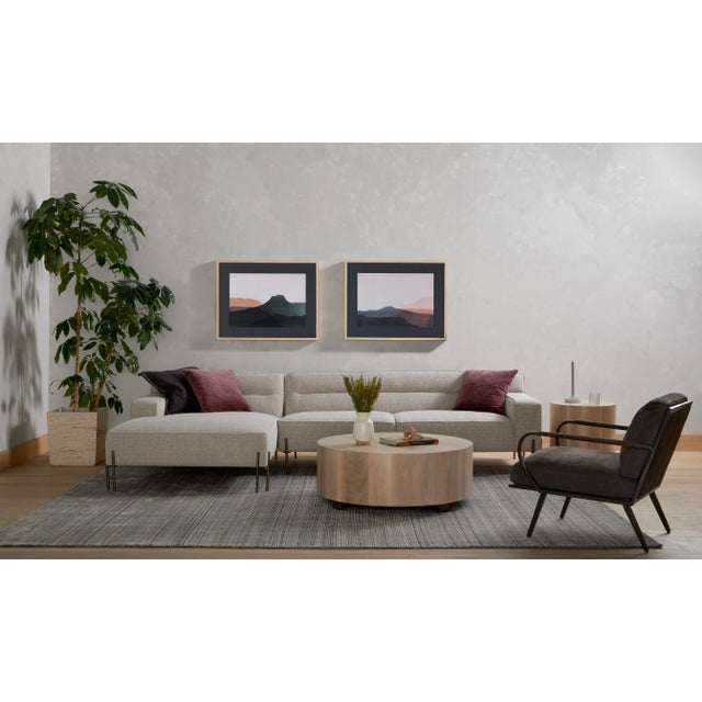 Not Yet Made - Made To Order Four Hands Hudson Round End Table, Ashen Walnut For Sale - Image 5 of 11