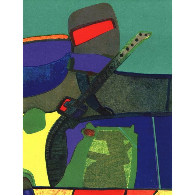 Modern 1972 Maurice Esteve Original Lithograph Aristovert XXe Siecle For Sale - Image 3 of 3