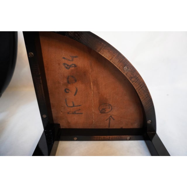 1930s Palisander Wood Art Deco Set of 5 Nesting Tables For Sale - Image 11 of 18