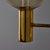 1960s Hans Agne Jakobsson #V149 Glass & Brass Wall Lamp for Markaryd For Sale In Los Angeles - Image 6 of 13