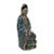 Ceramic Early 20th Century Chinese Blue and White Porcelain Kwan Yin Statuary For Sale - Image 7 of 11