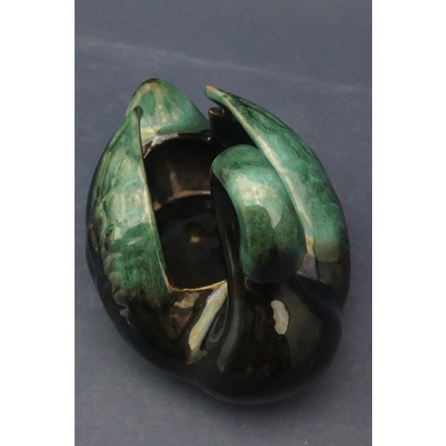 20th Century Ceramic Swan with a Metallic Luster by Gerard Danton of Aubusson, France For Sale - Image 10 of 18