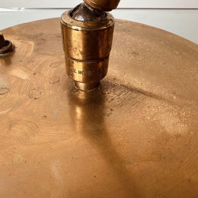 Metal Gerald Thurston for Lightolier Articulating Desk Lamp For Sale - Image 7 of 9