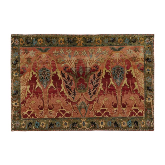 Rug & Kilim’s Persian Style Rug With Polychromatic Intricate Floral Patterns For Sale - Image 10 of 10