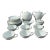 Mid 20th Century Fukagawa Japan Coffee/Tea Set - 22 Piece For Sale