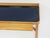 Glass Vintage Italian Console Table with Drawers in Lemonwood and Navy Blue Glass by Silvio Cavatorta, 1956 For Sale - Image 7 of 9