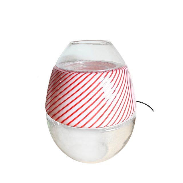Red Vintage LT353 Egg Lamp in Murano Glass by Carlo Nason for Mazzega, Italy, 1970s For Sale - Image 8 of 8