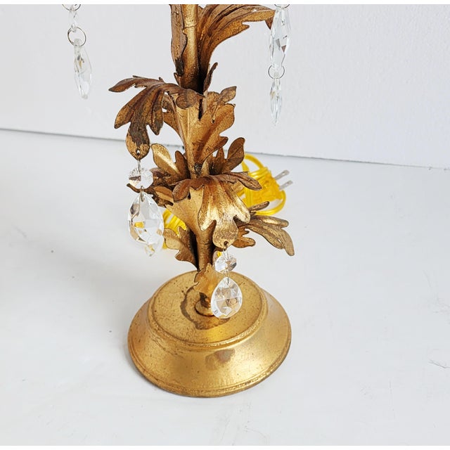 Gold Chelsea House Rosetti Collection Buffet Lamps-a Pair For Sale - Image 8 of 18